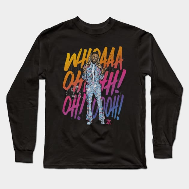 Seth Rollins Entrance Chant Long Sleeve T-Shirt by MunMun_Design